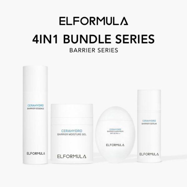 ELFORMULA EXCLUSIVE BUNDLE 4in1 BARRIER SERIES CERAHYDRO – Barrier Essence, Barrier Serum, Barrier Moisture Gel