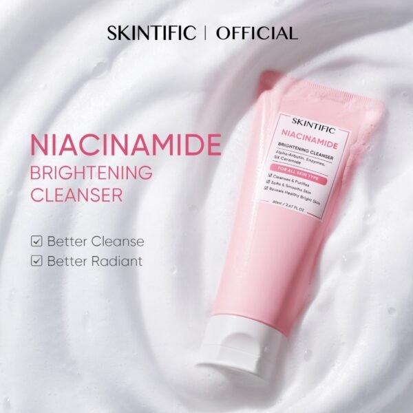 SKINTIFIC Niacinamide Brightening Cleanser 80ml